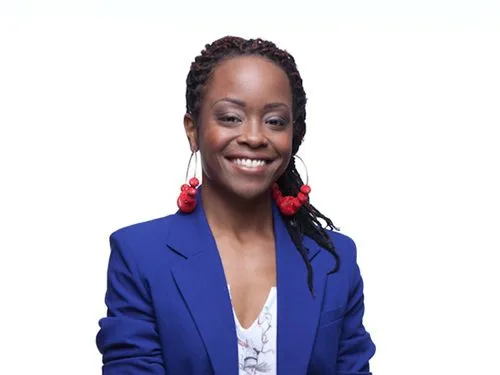black woman smiling