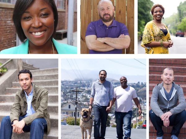 collage of 6 photos of men and women for Greater Than HIV 'I got tested' campaign