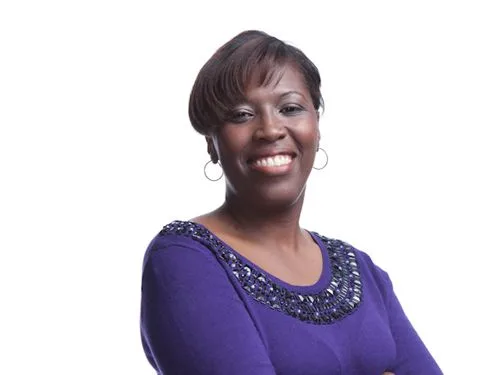 Black woman smiling