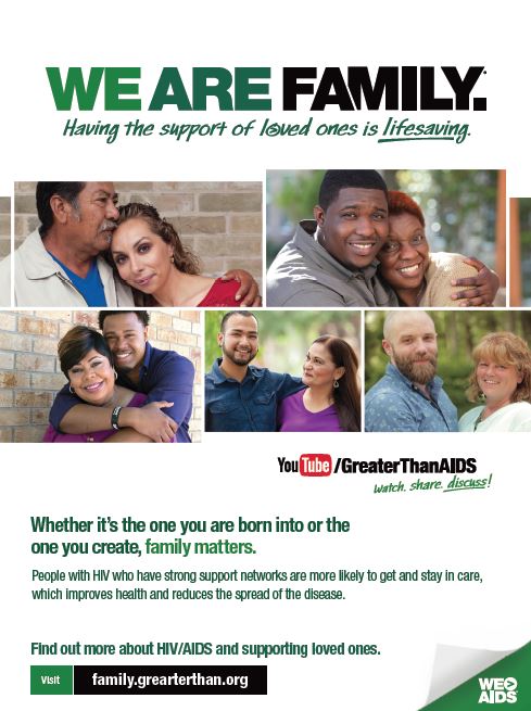 We Are Family Campaign Poster