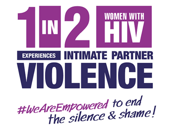 1 in 2 Women With HIV Experiences Intimate Partner Violence graphic