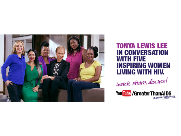 Tonya Lewis Lee in Conversation with Five Inspiring Women Living With HIV graphic