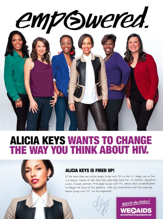Empowered Women & HIV ft. Alicia Keys Poster