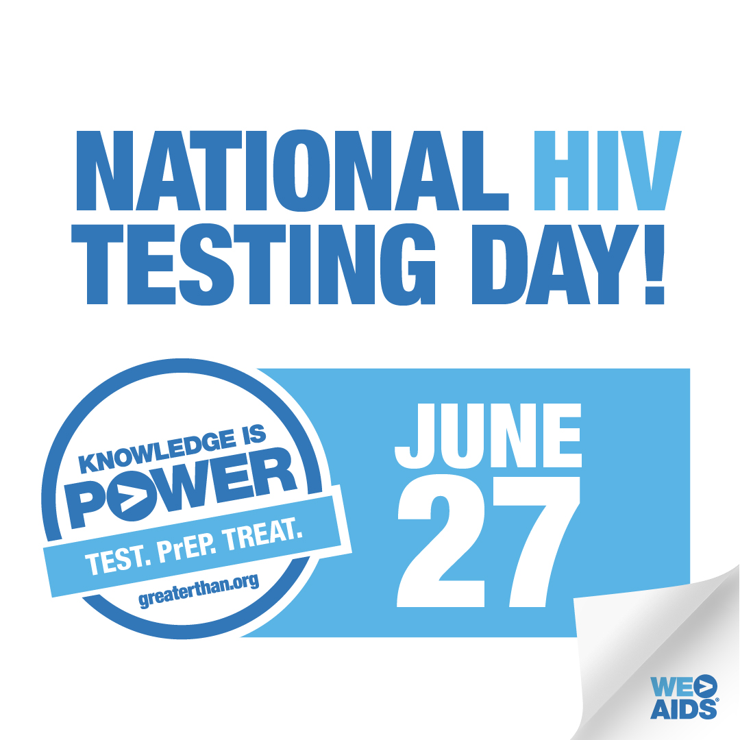 National HIV Testing Day Graphic Greater Than AIDS