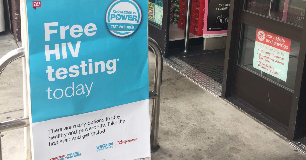 FREE HIV Testing at Select Walgreens in Cobb County Greater Than HIV