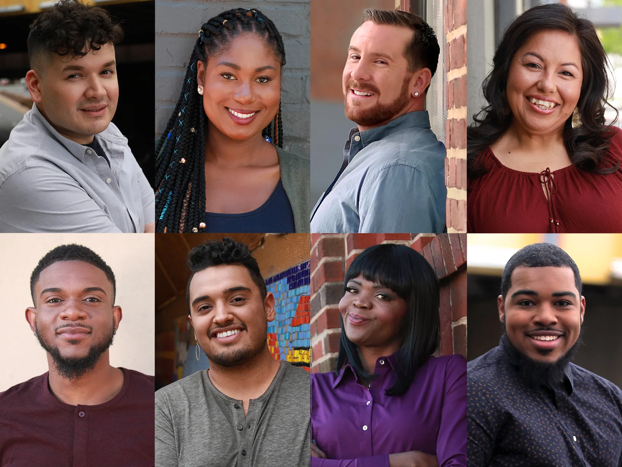 Collage of men and women from the Powered by PrEP Campaign