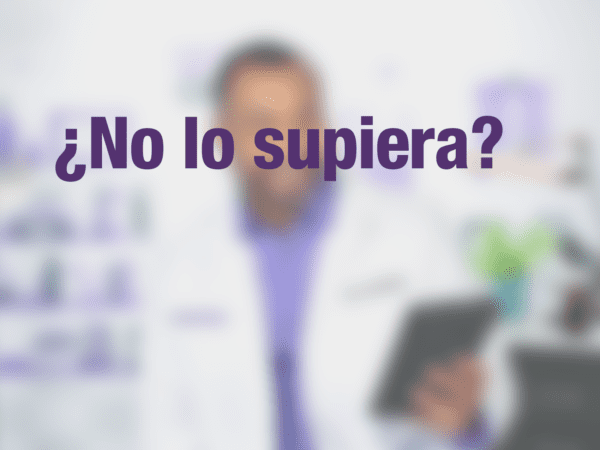 ¿No lo supiera? 1