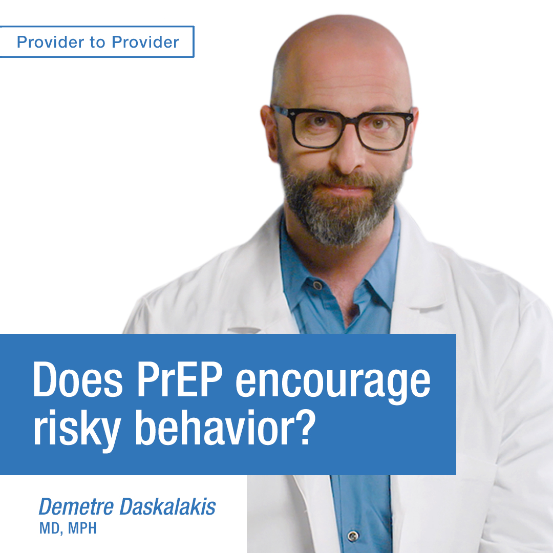 Does PrEP encourage risky behavior? 1