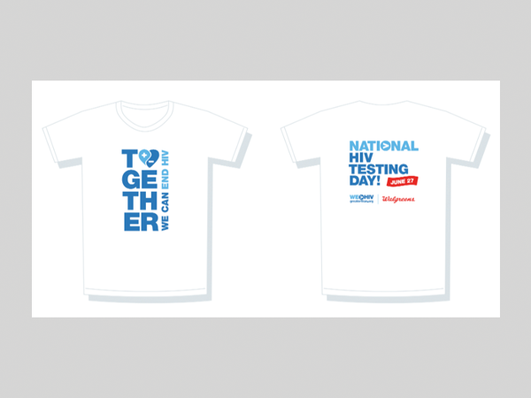 NHTD (June 27): Together We Can End HIV T-Shirt